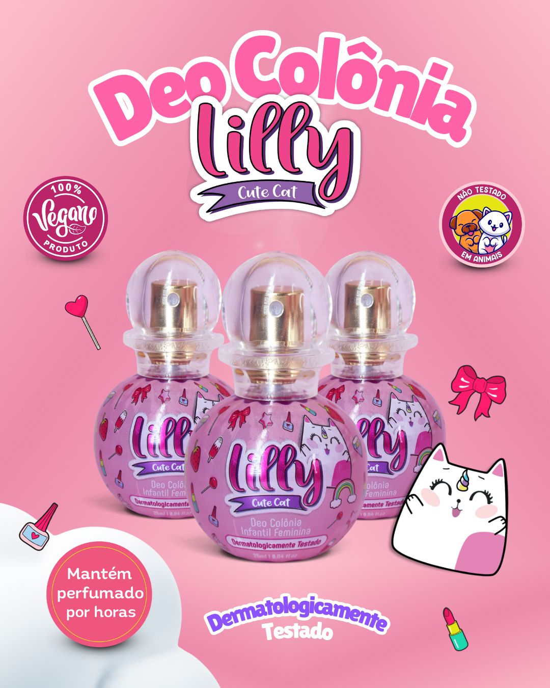 Deo Colonia Infantil Cute Cat LLC0110